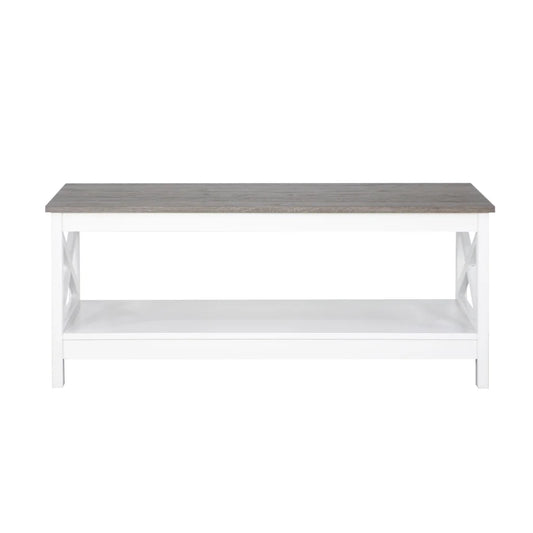Coffee Table Coastal - White and Grey - Furniture