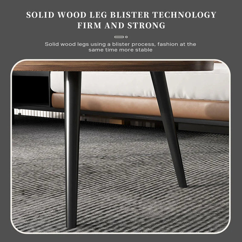 Coffee Table Living Room Accent Oval Contemporary Leisure
