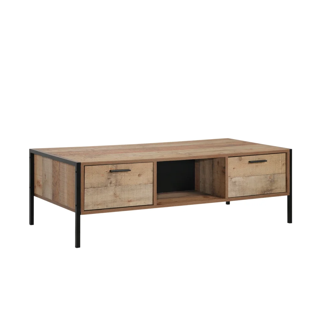 Coffee Table Mascot Living Room Unit with Drawer - Oak