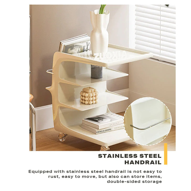Coffee Table Movable Modern Furniture Sofa Side End Table