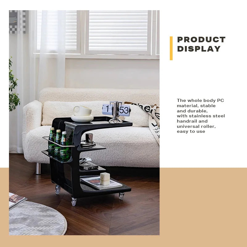 Coffee Table Movable Modern Furniture Sofa Side End Table