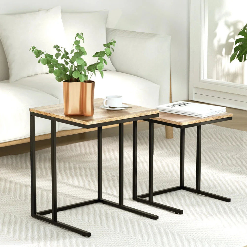 Coffee table nesting tables table