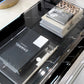 Coffee Table Vogue - Black Marble Stone & Glass - Furniture