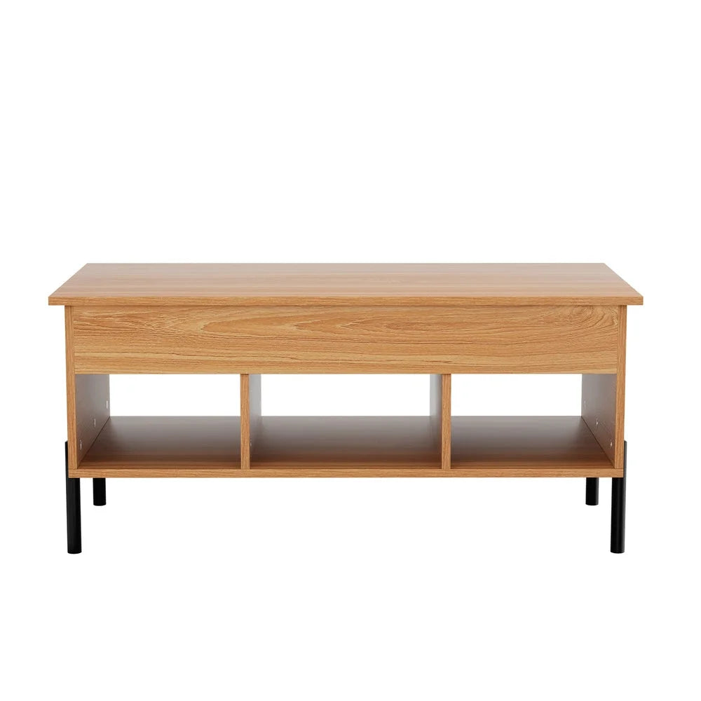 Coffee Table with Lift-Top - Oak - Furniture