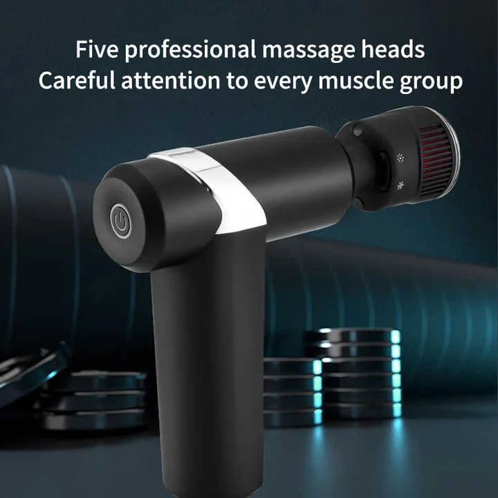 Cold & Heat Therapy Massage Gun with 5 Heads and 2000mAh