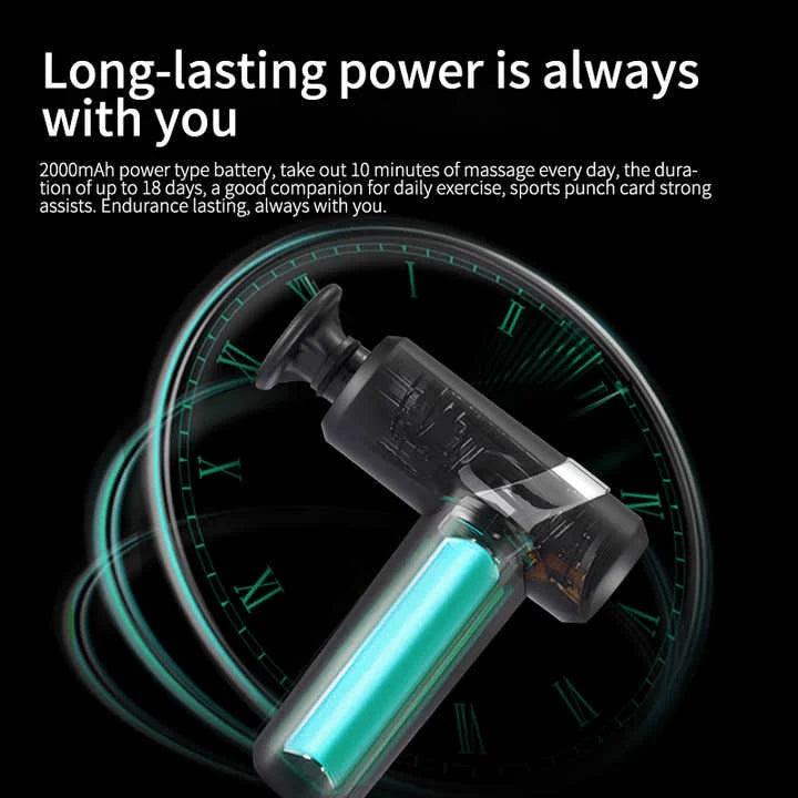 Cold & Heat Therapy Massage Gun with 5 Heads and 2000mAh