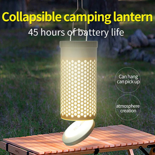 Collapsible LED Camping Lantern with 45-Hour Battery Life