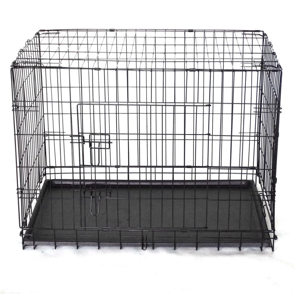Collapsible Metal Dog Rabbit Crate Cage Cat Carrier