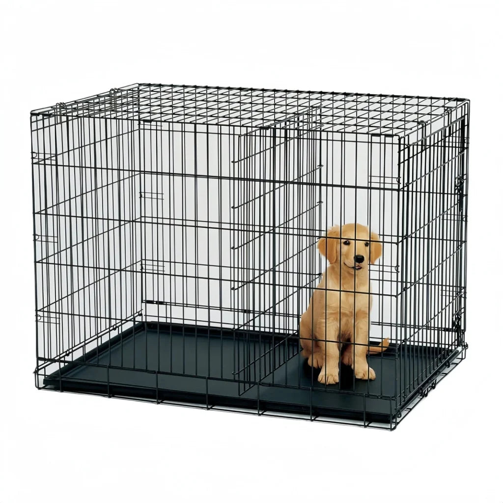 Collapsible Metal Dog Rabbit Crate Cage Cat Carrier