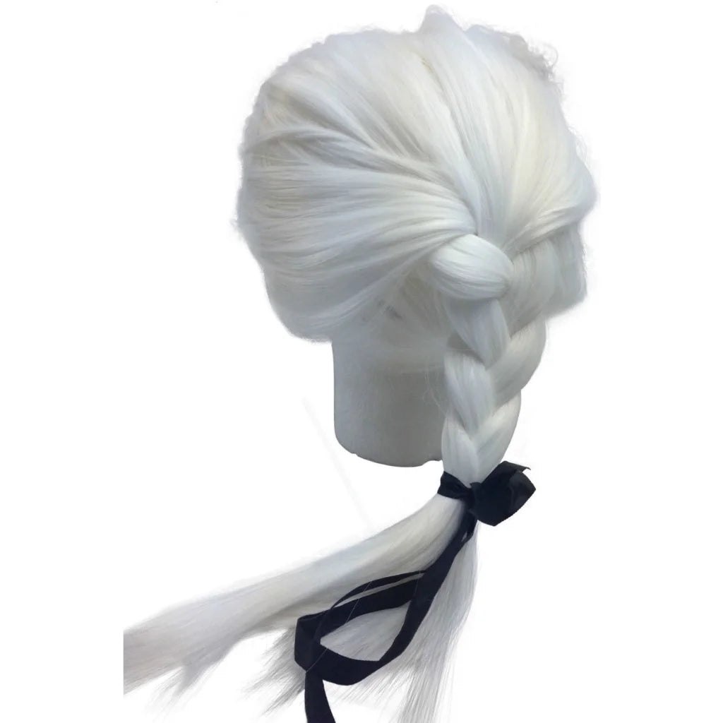 Colonial Wig Judge White Costume Halloween Party Fancy