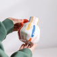 Colorful Artistic Hand-Painted Ceramic Vase - Dual Handle