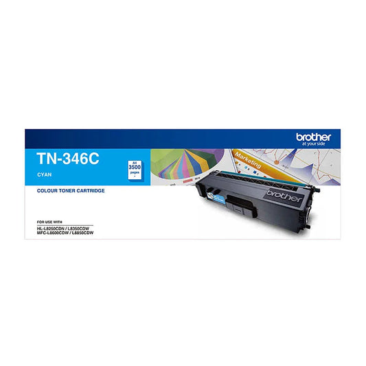 Colour Laser Toner BROTHER TN-346C - High Yield Cyan