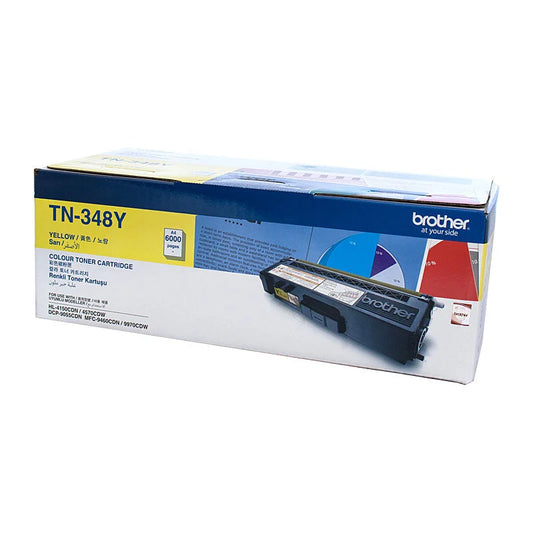 Colour Laser Toner Brother TN-348Y - Super High Yield
