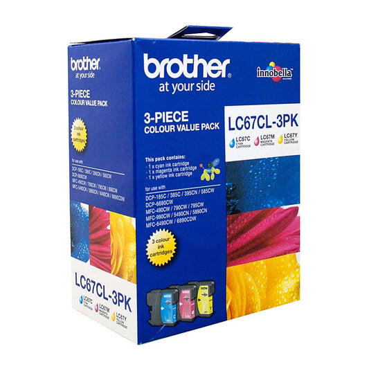 Colour Pack BROTHER LC67 CMY
