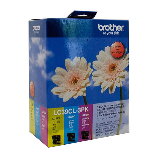 Colour Value Pack BROTHER LC-39 (1 x Cyan 1 x Magenta 1 x
