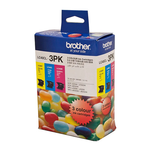 Colour Value Pack BROTHER LC-40 - 1x Cyan 1x Magenta 1x