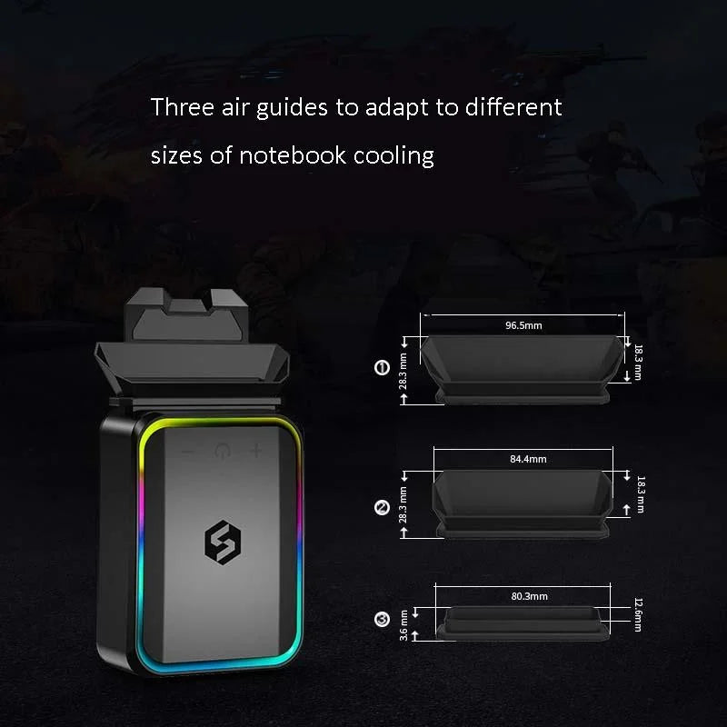 Colourful Notebook Exhaust Radiator With Side Suction Fan-1964932327025020932