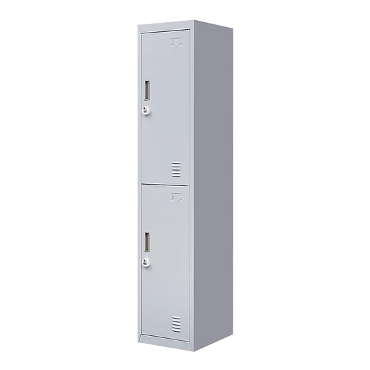 Combination Lock 3-Digit 2-Door Vertical Locker for Office
