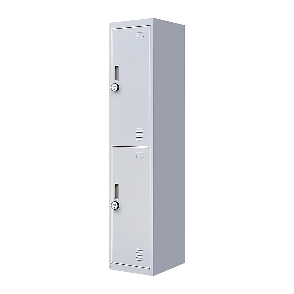 Combination Lock 4-Digit 2-Door Vertical Locker for Office