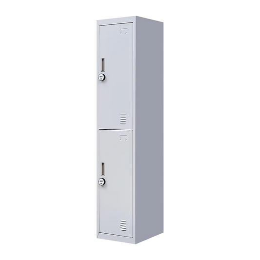 Combination Lock 4-Digit 2-Door Vertical Locker for Office