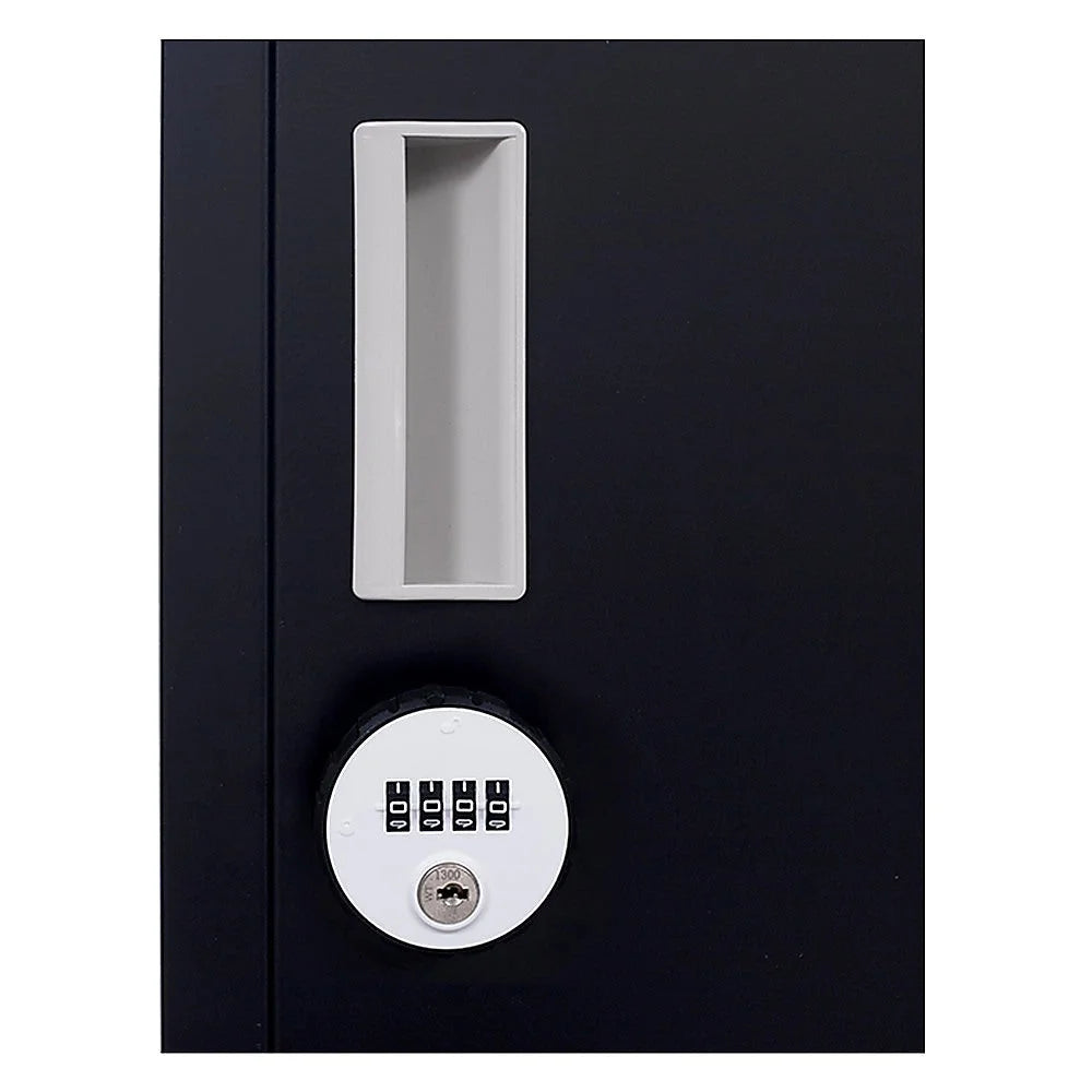 Combination Lock 4-Digit 6-Door Locker for Office Gym Shed