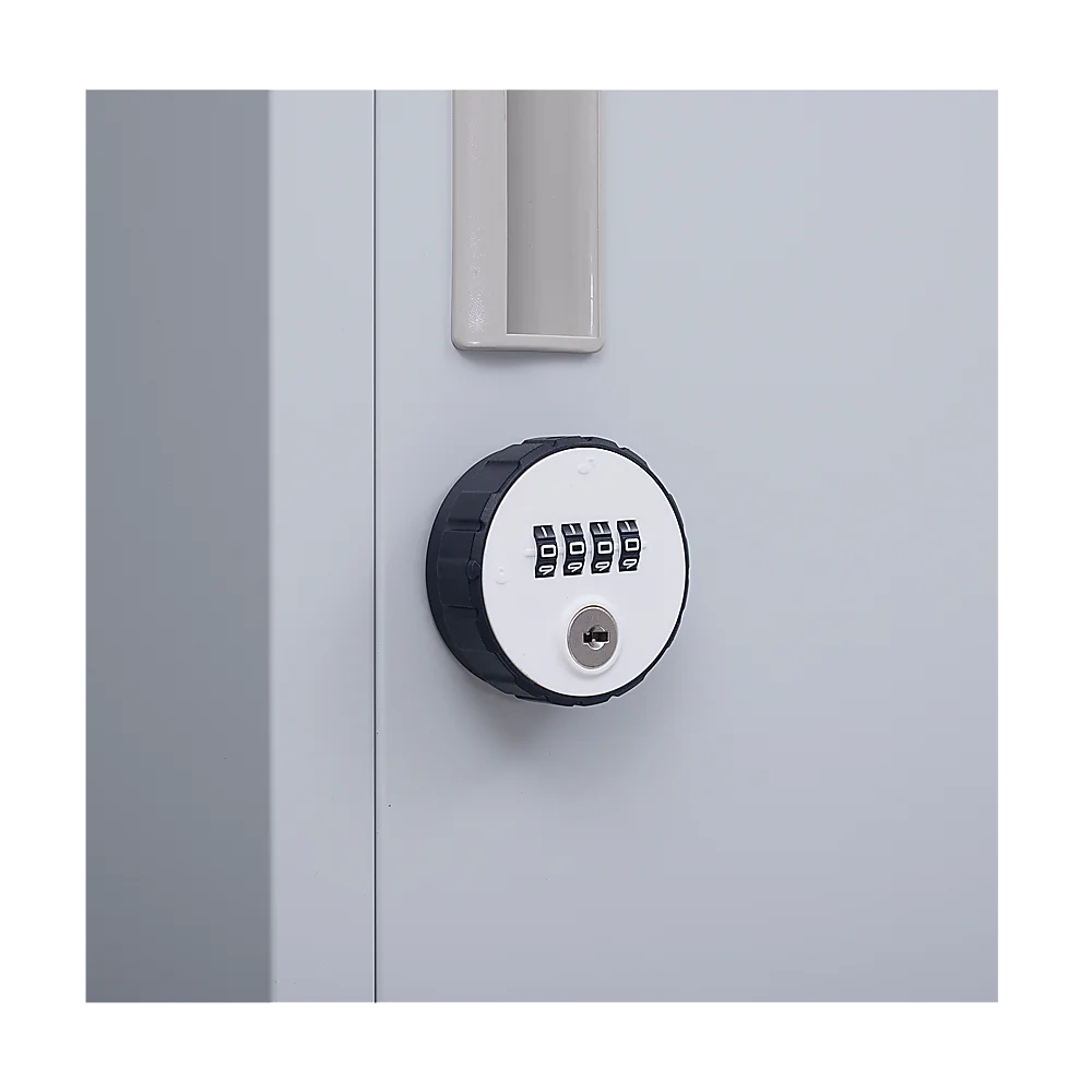 Combination Lock 4-Digit 6-Door Locker for Office Gym Shed
