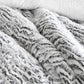 Comforter Set Faux Fur Silver 3-Piece Single/Double - Ardor
