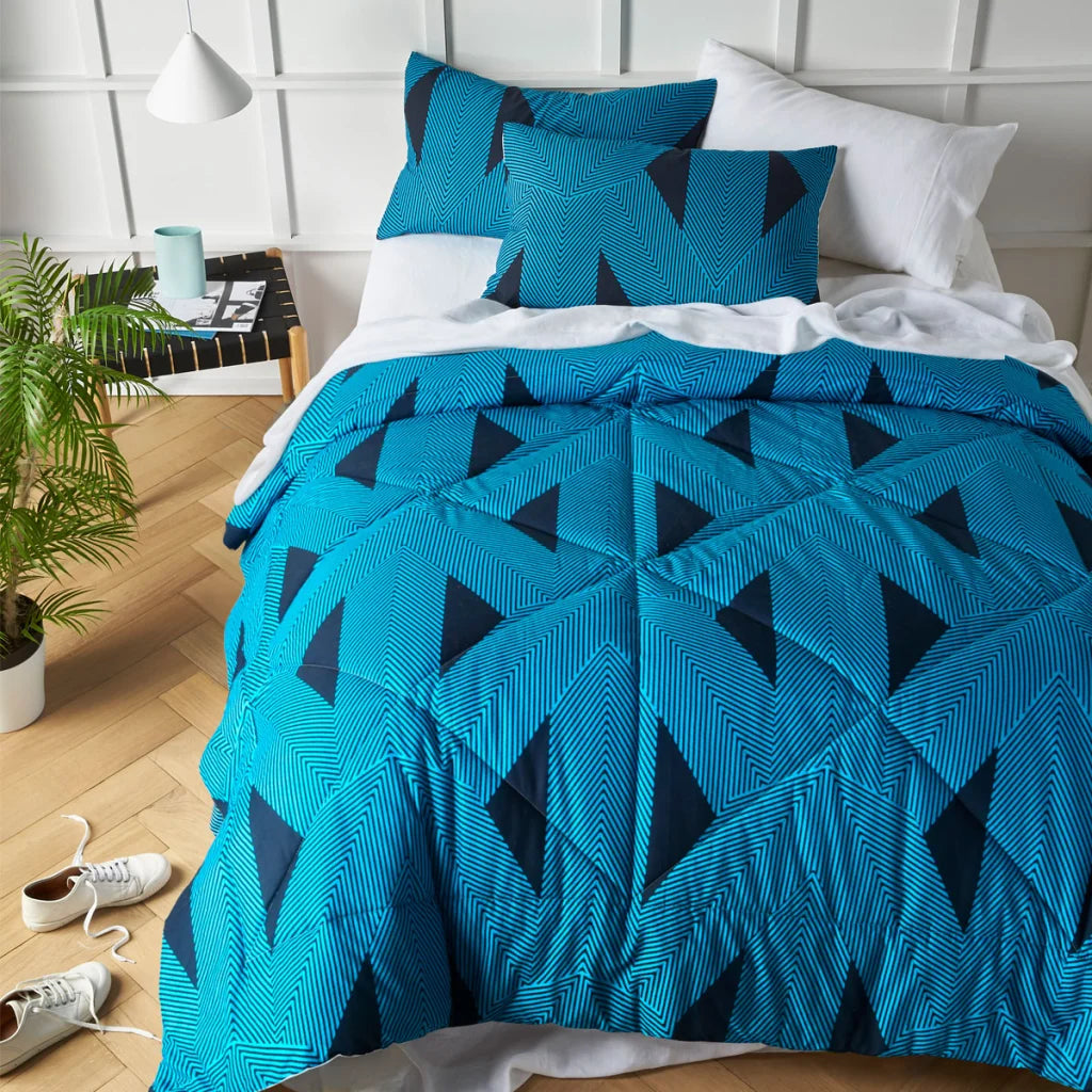 Comforter Set King Accessorize Washed Cotton - Home & Garden