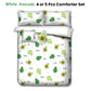 Comforter Set Ramesses White Avocado Kids Adventure 4 Pcs