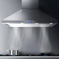 Commercial BBQ Rangehood 1200mm Silver appliances 236