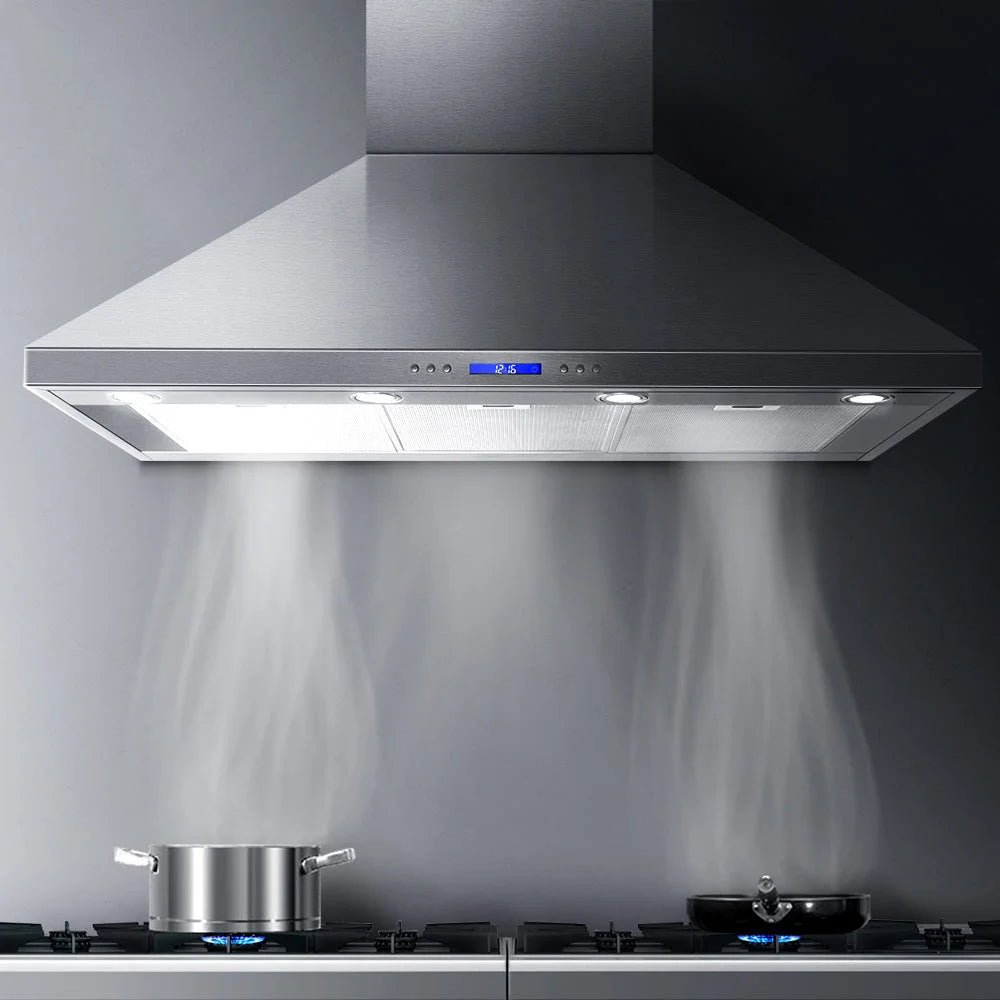 Commercial BBQ Rangehood 1200mm Silver - Appliances