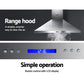 Commercial BBQ Rangehood 1200mm Silver appliances 925