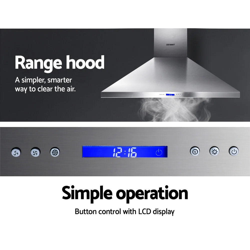 Commercial BBQ Rangehood 1200mm Silver - Appliances