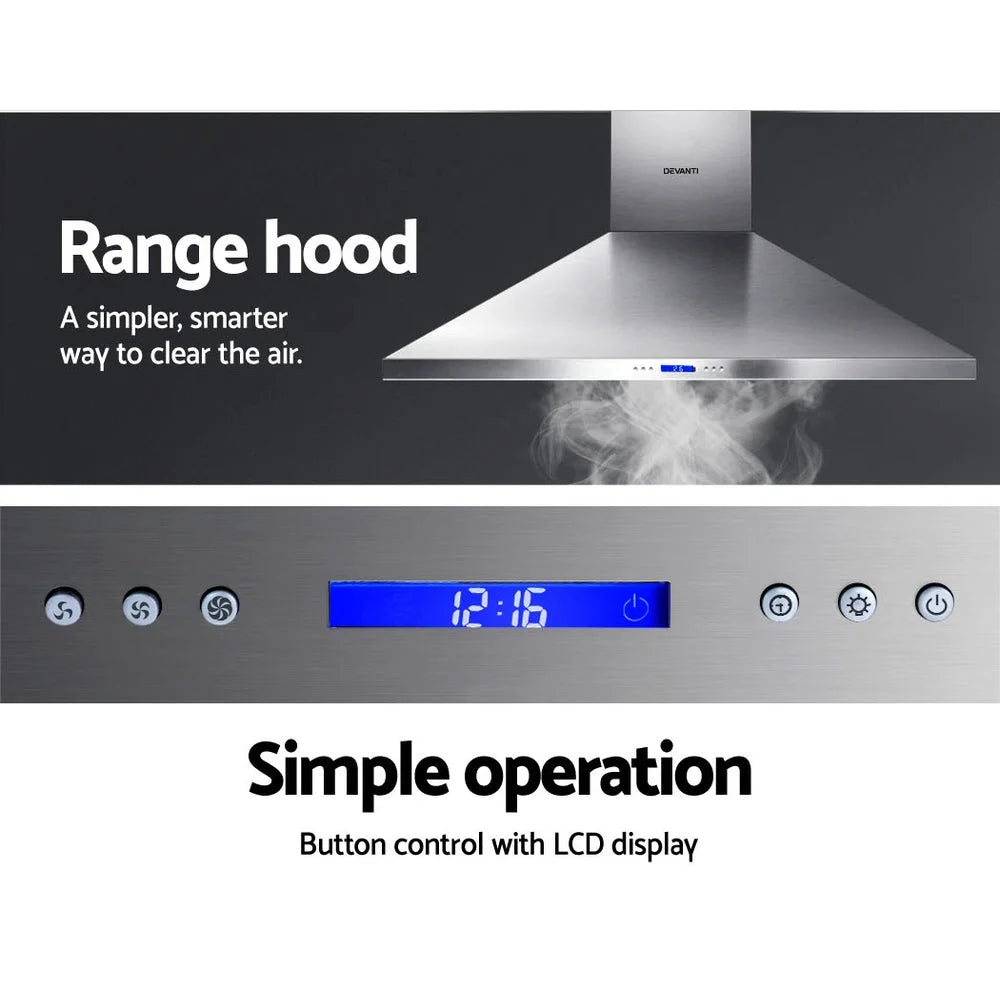 Commercial BBQ Rangehood 1500mm - Silver - Appliances