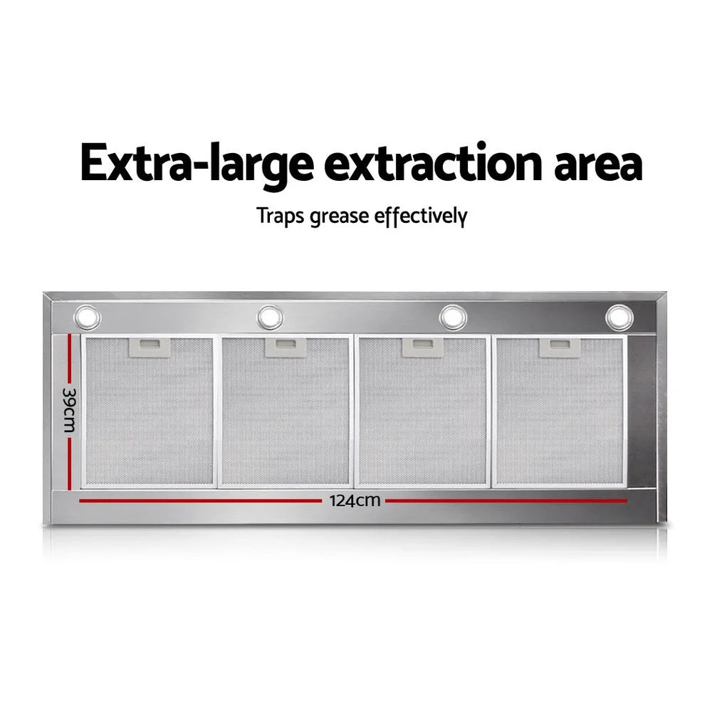 Commercial BBQ Rangehood 1500mm - Silver - Appliances