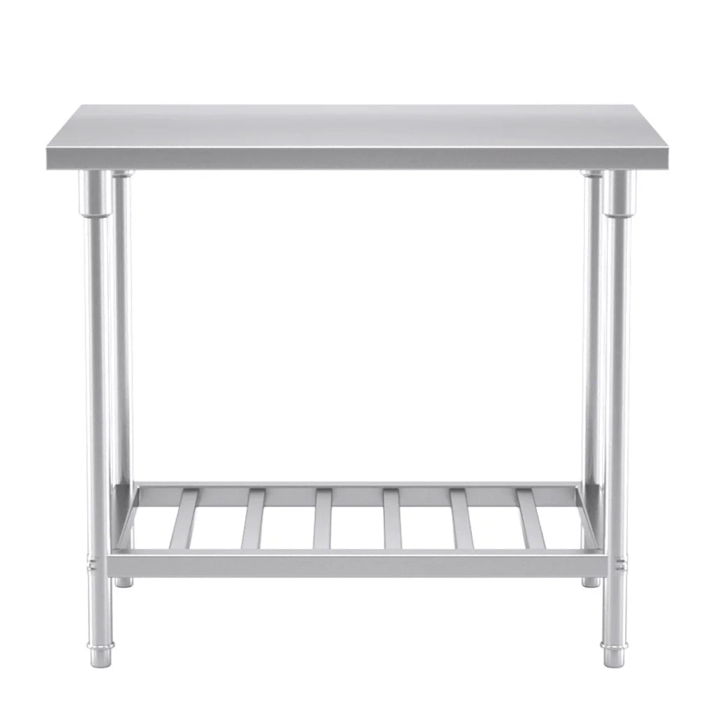 Commercial Catering Kitchen Prep Work Bench Table Stainless Steel 1007085cm - Premium