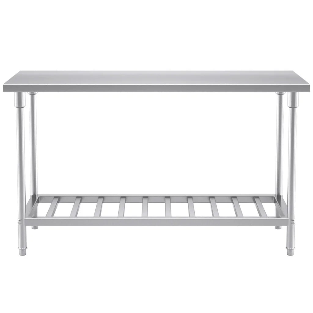 Commercial Catering Kitchen Prep Work Bench Table Stainless Steel 1507085cm - Premium