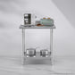 Commercial Catering Kitchen Prep Work Bench Table with Back-Splash Stainless Steel 807085cm - Premium