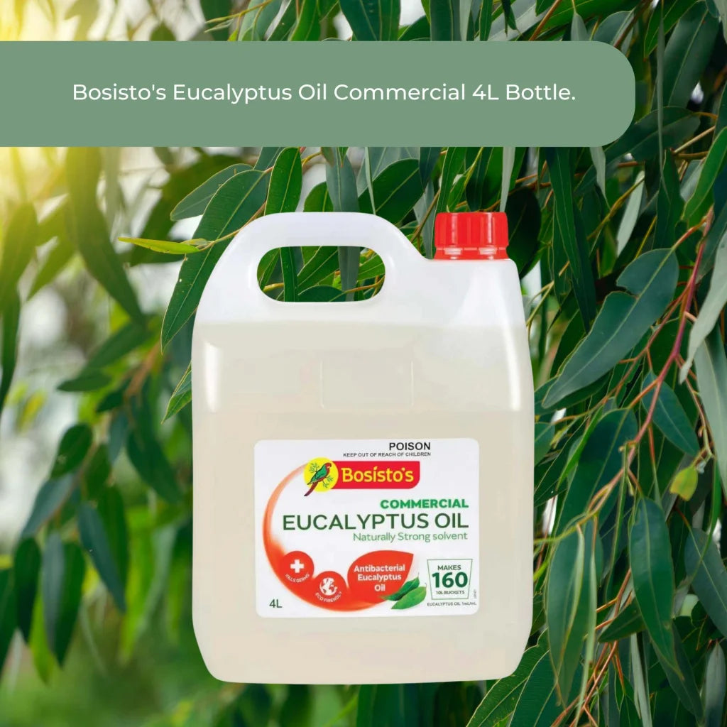 Commercial Cleaner 4L Natural Bosisto’s Eucalyptus Oil