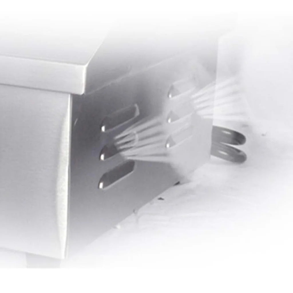 Commercial Flat Griddle Grill Premium 2200W Stainless Steel BBQ Hot Plate 56x48x23cm