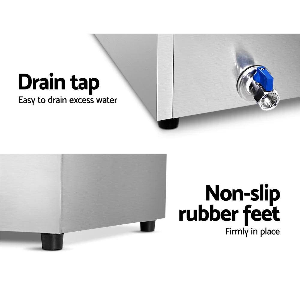 Commercial Food Warmer Bain Marie Buffet Pan Stainless