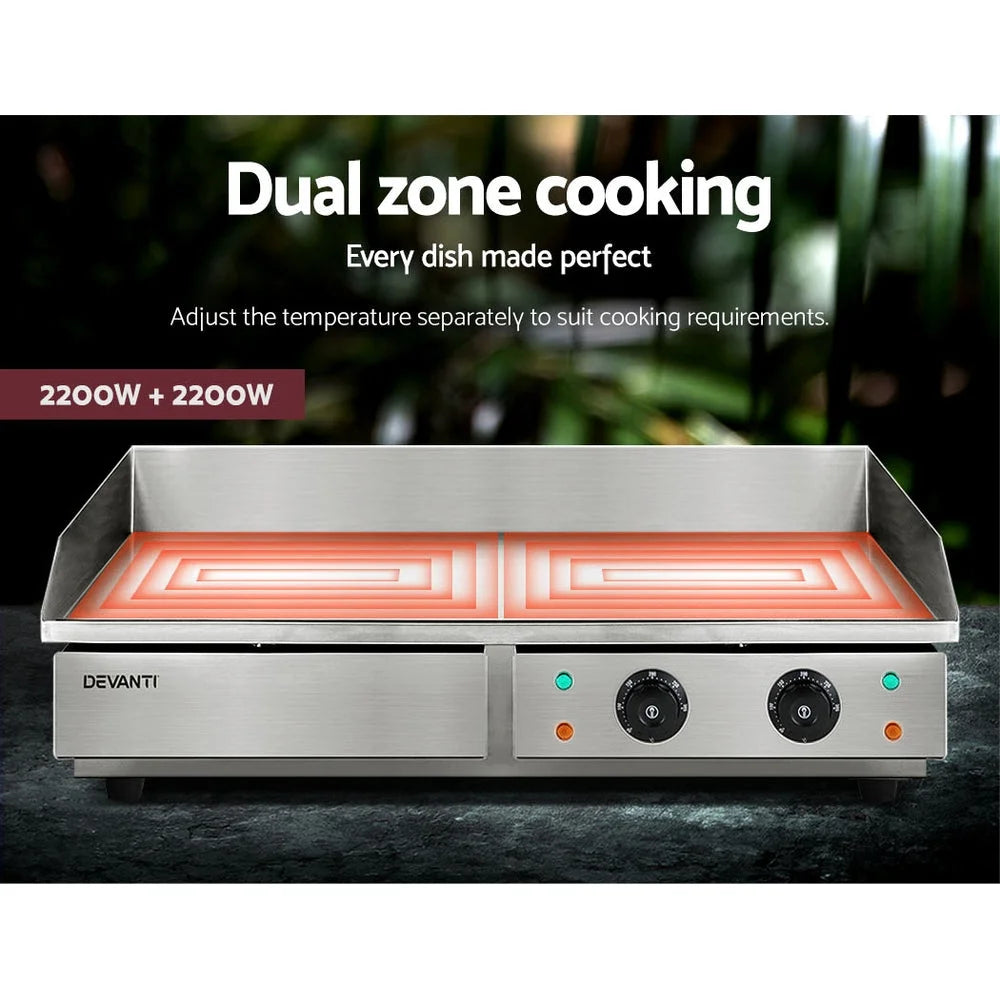 Commercial Griddle BBQ Grill Hot Plate Stainless Steel