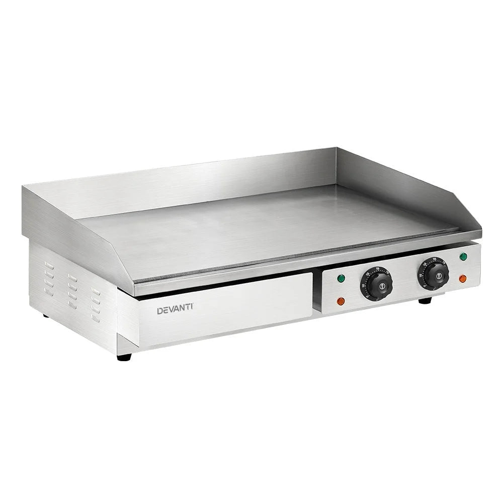 Commercial Griddle BBQ Grill Hot Plate Stainless Steel