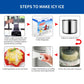 Commercial Ice Crusher Set Premium 2X 300W Automatic Snow Cone Shaver Machine