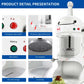 Commercial Ice Crusher Set Premium 2X 350W Automatic Snow Cone Shaver Machine
