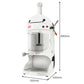 Commercial Ice Crusher Set Premium 2X 350W Automatic Snow Cone Shaver Machine