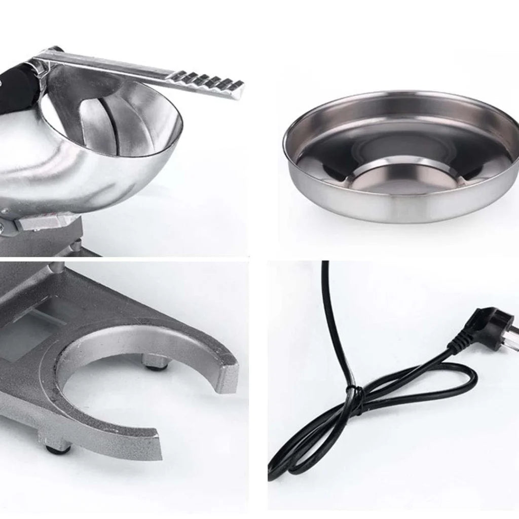 Commercial Ice Shaver Machine 2x 300W Dual Blade Smoothie Maker - Premium