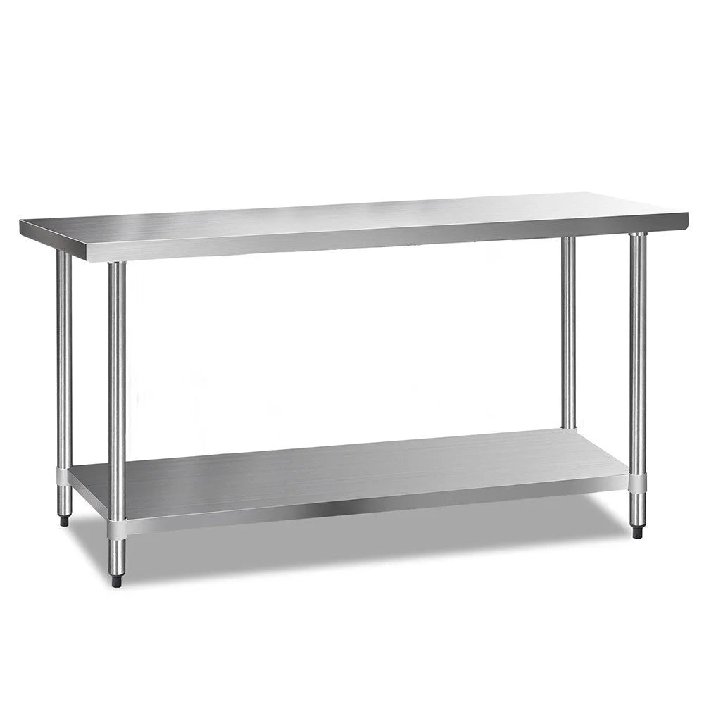 Commercial Kitchen Bench Stainless Steel 1829 x 610mm