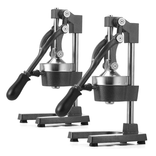 Commercial Manual Juicer 2x Hand Press Juice Extractor Squeezer - Black - Premium