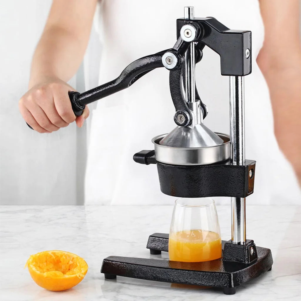 Commercial Manual Juicer Hand Press Juice Extractor Squeezer - Orange Citrus Black - Premium